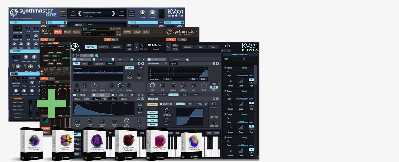 KV331 SynthMaster Bundle (see for info)